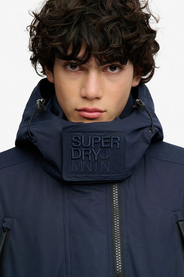 Superdry Casaco corta-vento com capuz azul