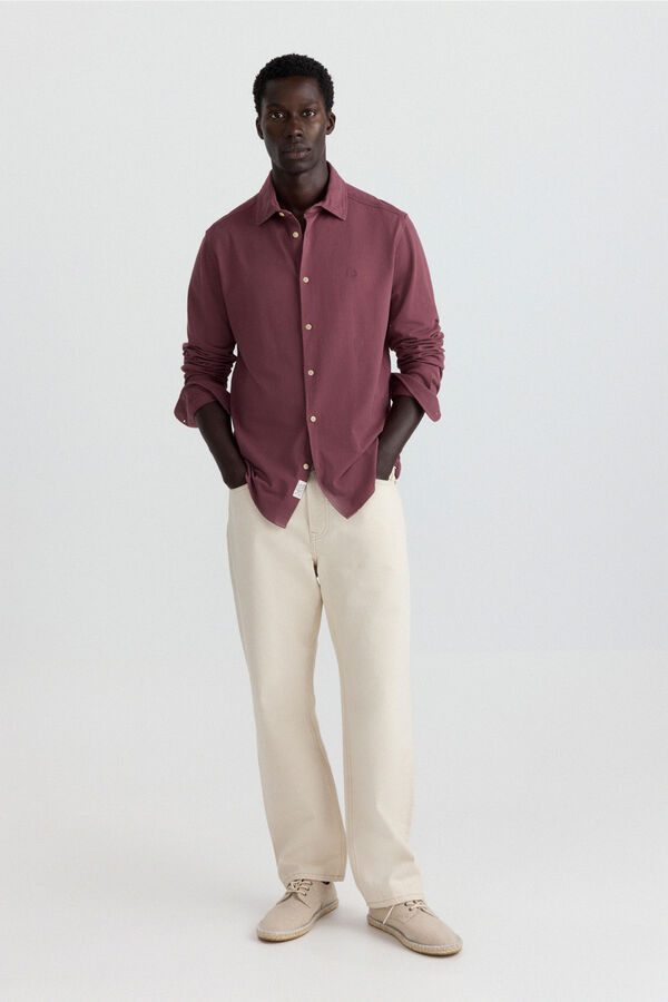 Springfield Camisa de piqu&eacute; vermelho