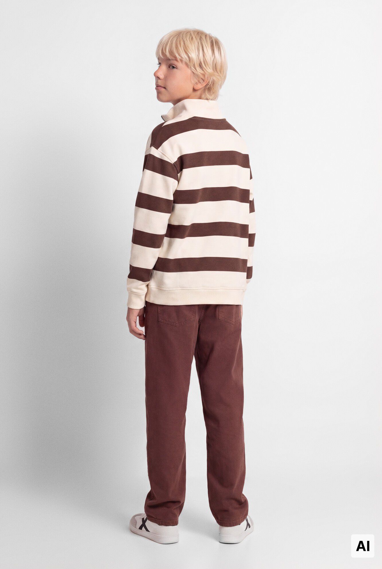 Springfield Kids Sweatshirt gola camionista &agrave;s riscas crian&ccedil;a