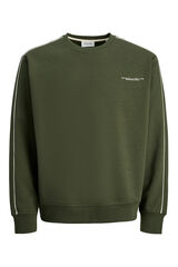 Jack & Jones Sweatshirt básico com gola redonda verde