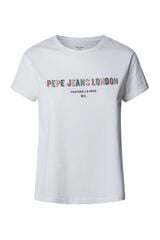 Pepe Jeans T-shirt manga curta rufina branco