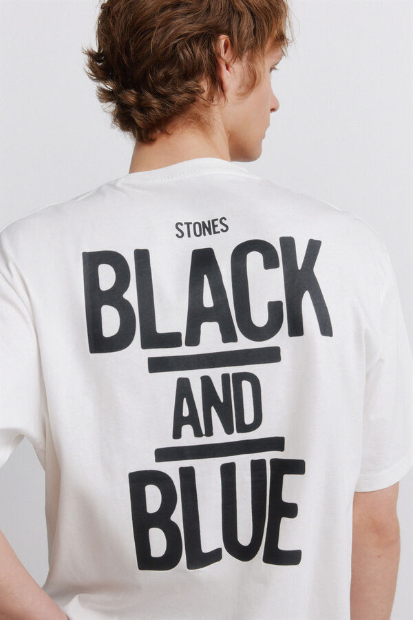 Springfield T-shirt Rolling Stones bege