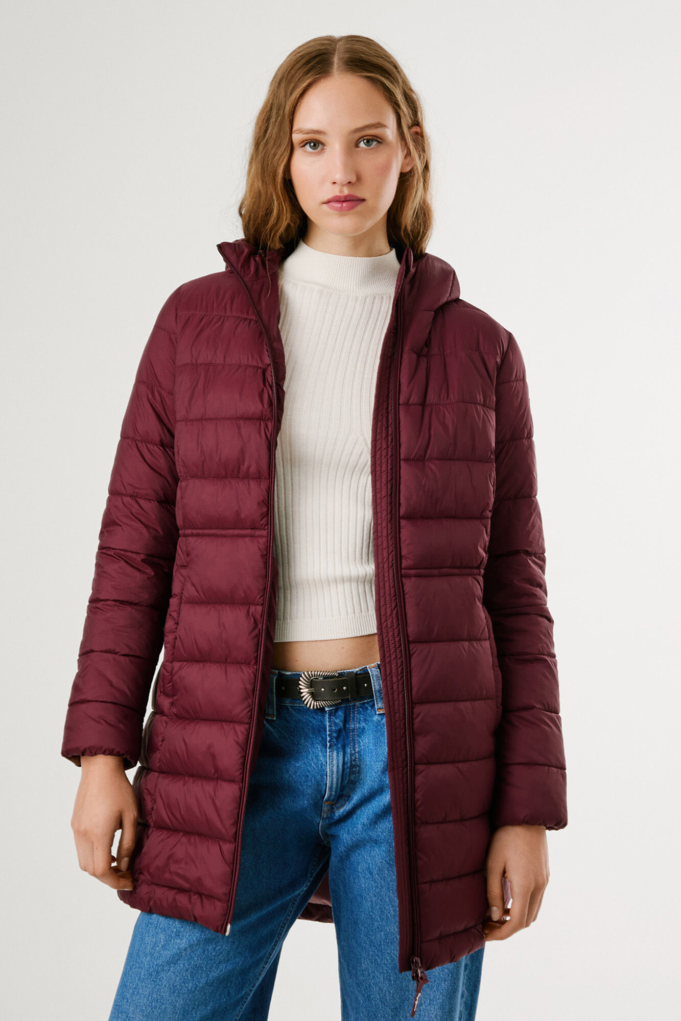 Pepe Jeans Jaqueta longa acolchoada de plumas