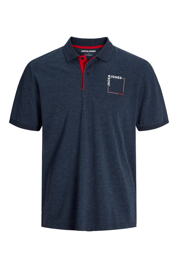 Jack & Jones PLUS Polo regular fit PLUS azul