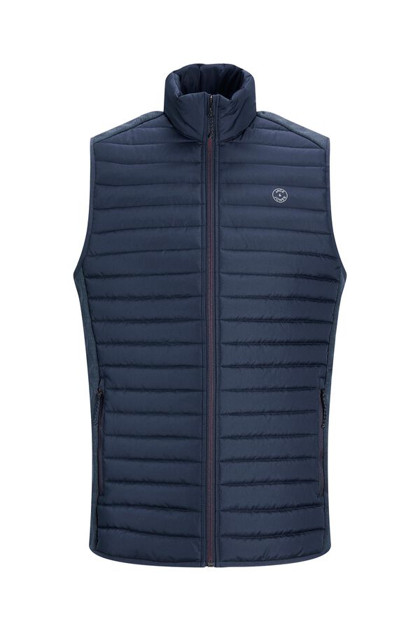 Jack & Jones PLUS Colete acolchoado com capuz azul