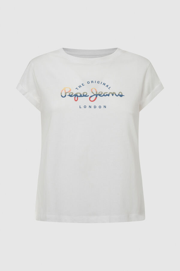 Springfield T-shirt Básica Com Logo  branco