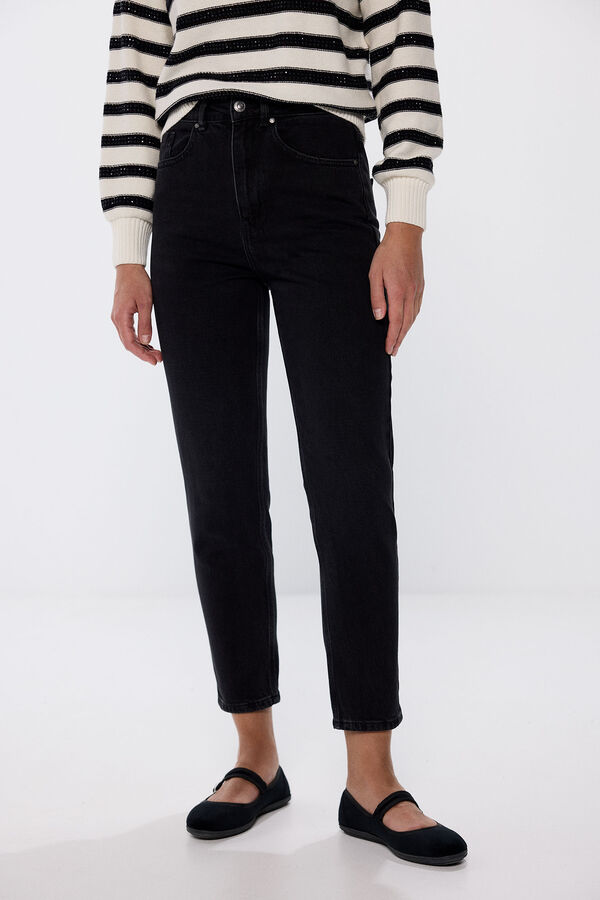 Springfield Jeans Mom negro