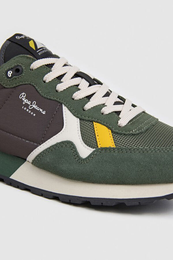 Pepe Jeans  Sapatilhas retro Caqui escuro