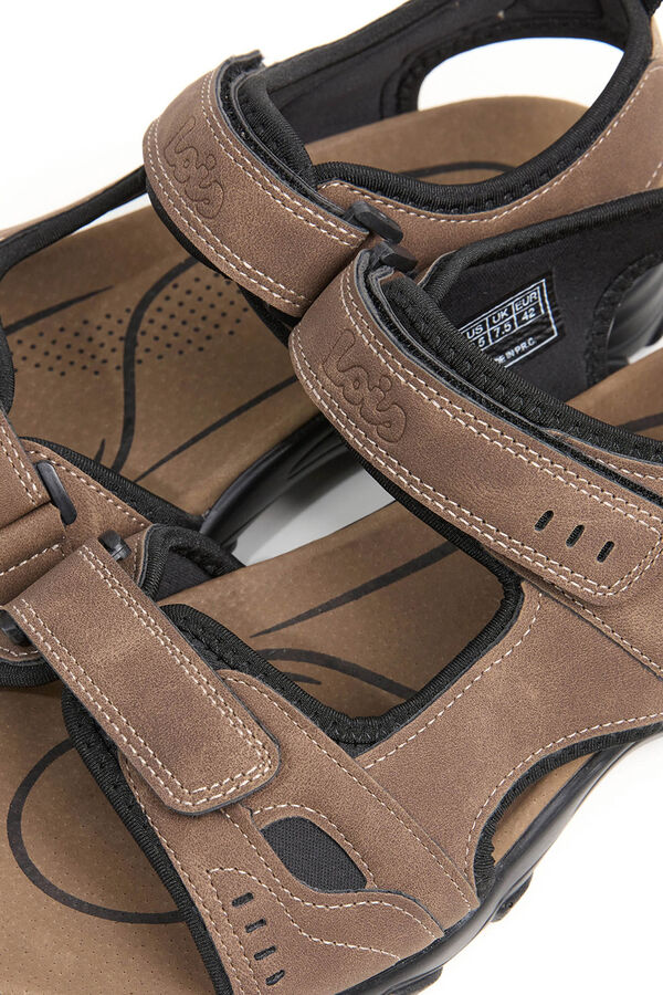 Lois Sand&aacute;lia casual dois fechos castanho