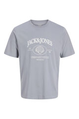 Jack & Jones T-shirt manga curta em algod&atilde;o azul