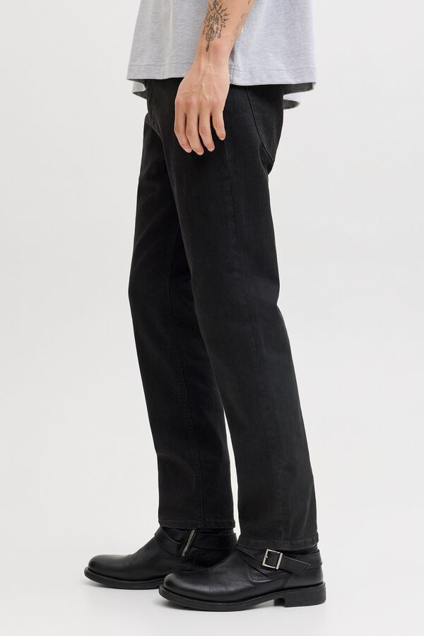 Jack & Jones Jeans regular cinco bolsos preto