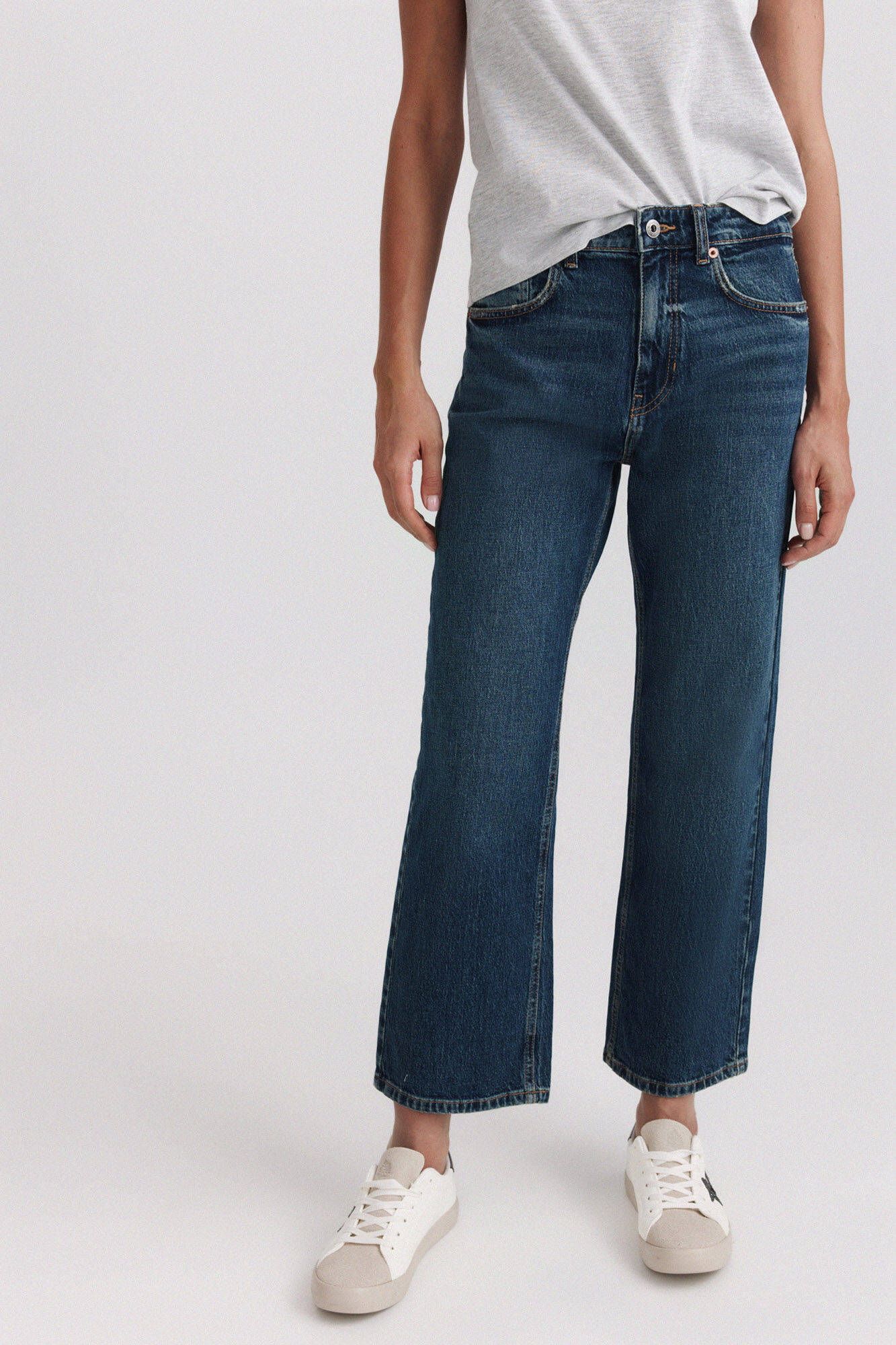 Springfield Jeans Straight cropped