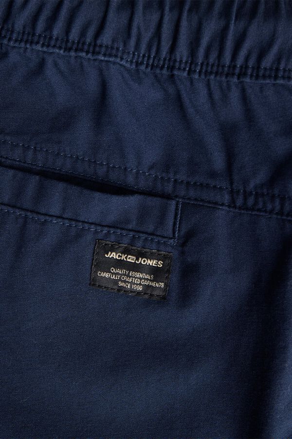 Jack & Jones PLUS Cal&ccedil;&otilde;es jogger em algod&atilde;o azul