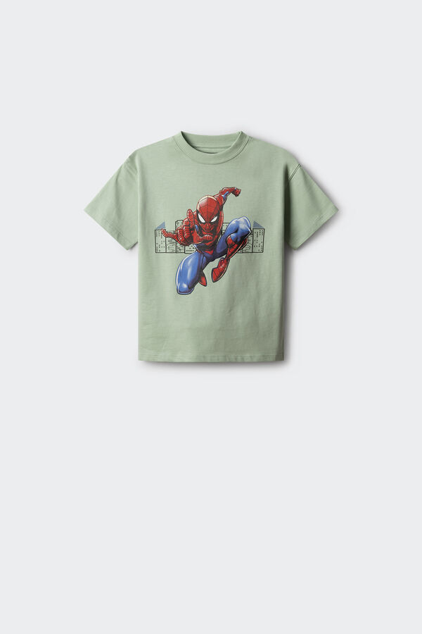 Springfield Kids T-shirt Spiderman menino verde