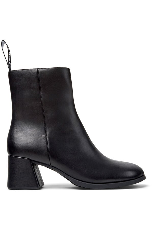 Camper Botas de couro de cano meia castanho