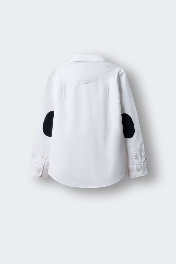 Springfield Kids Camisa com cotoveleiras para crian&ccedil;a branco