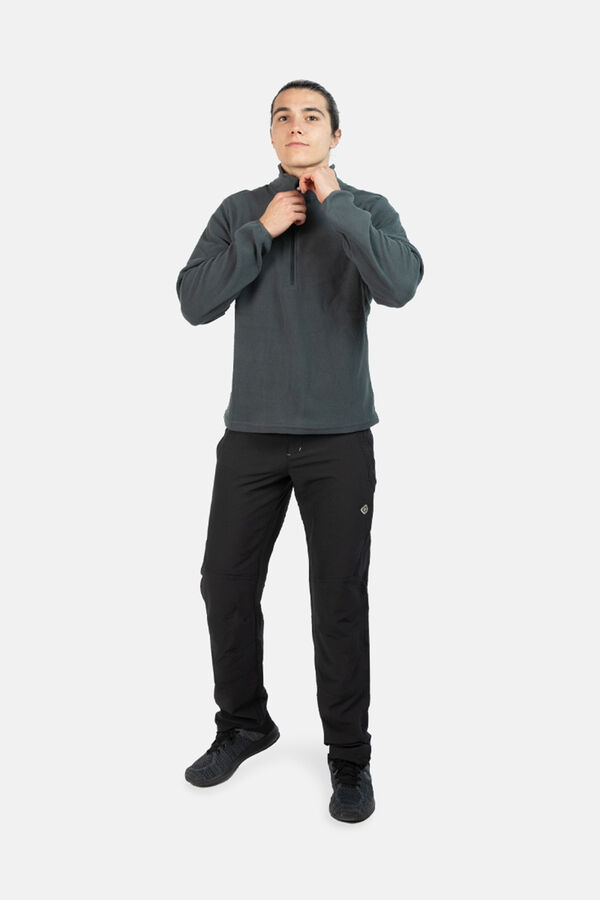 Izas Su&eacute;ter forro polar cinzento