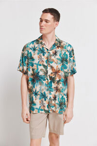Springfield Camisa manga corta estampado floral