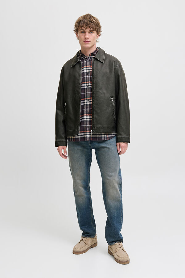 Jack & Jones Blusão polipele preto