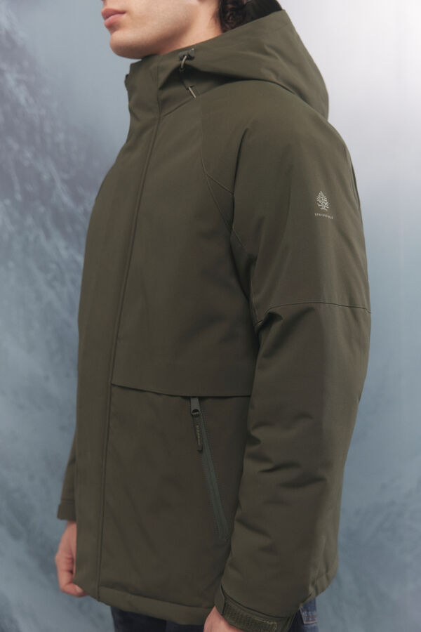 Springfield Parka acolchoada térmica estampado