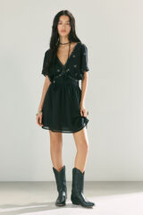 High Spirits Vestido Lucky preto