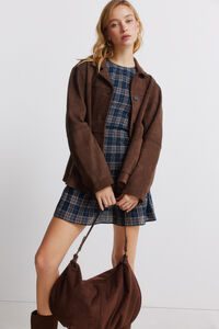 Springfield Mala a tiracolo efeito camur&ccedil;a