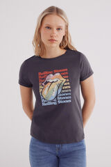 Springfield T-shirt "Rolling Stones" cinzento