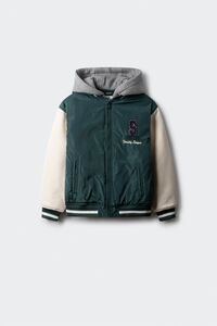 Springfield Kids Jaqueta de beisebol universitária masculina