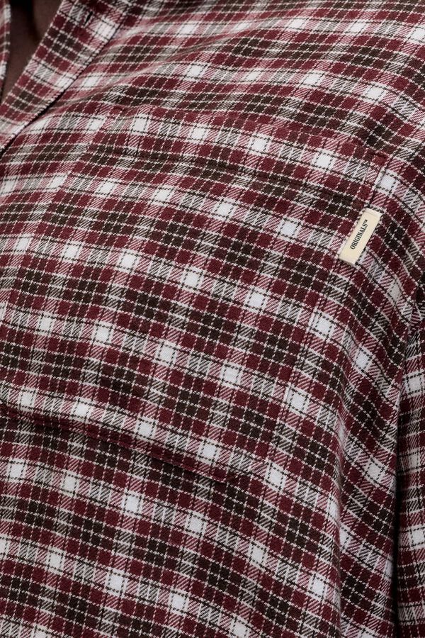 Jack & Jones PLUS Camisa de flanela de manga comprida rosa