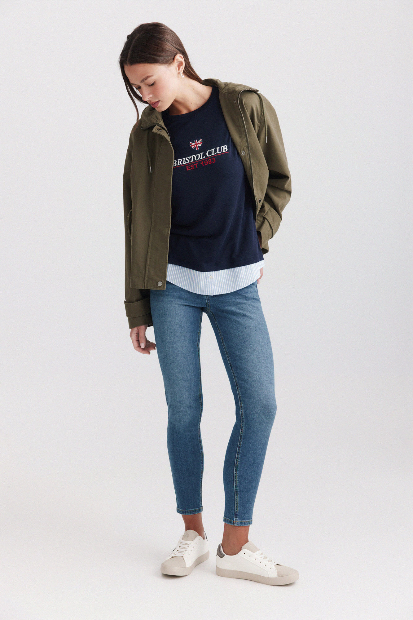 Springfield Camiseta bimateria Inglaterra