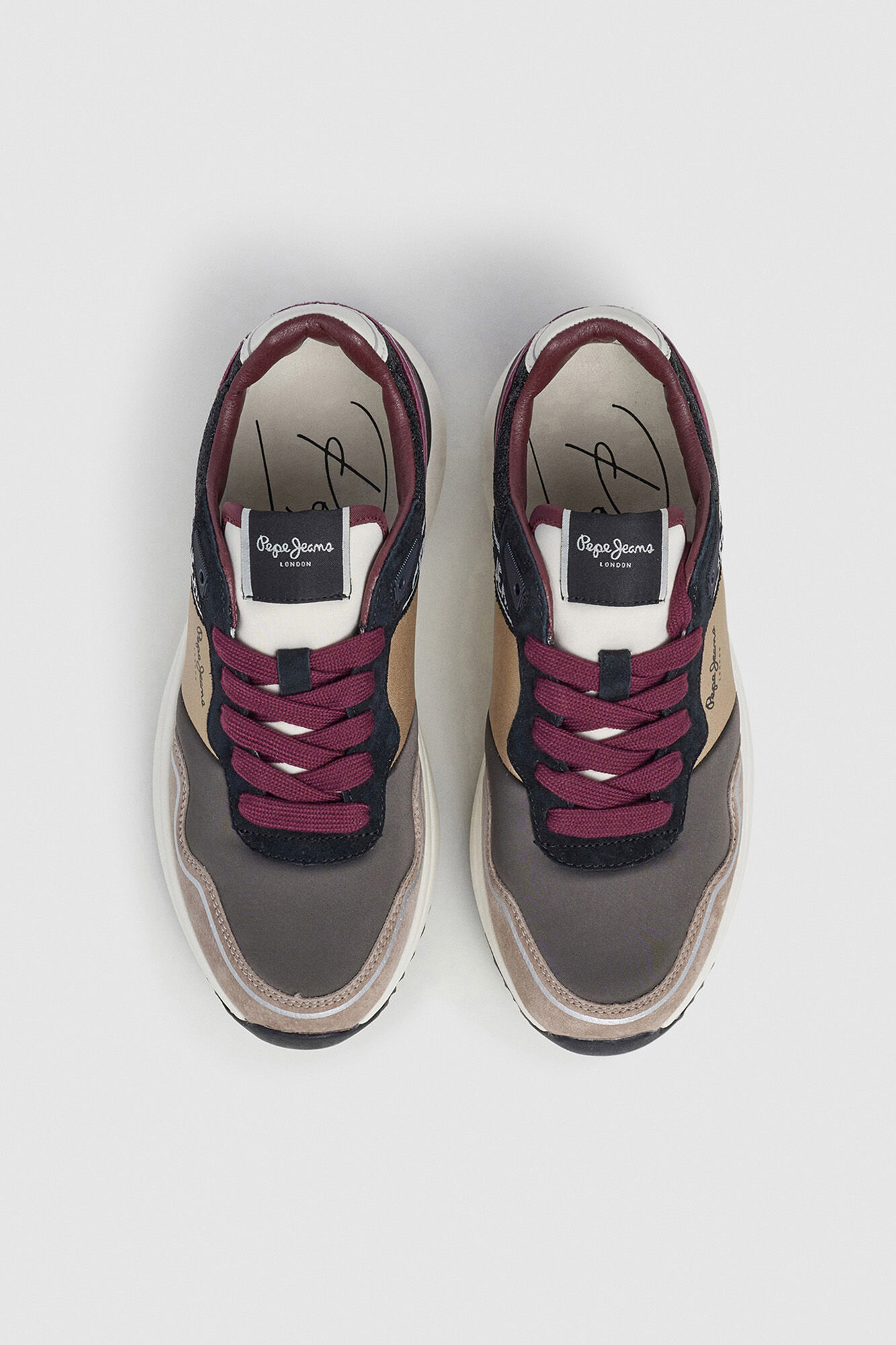 Pepe Jeans T&ecirc;nis com detalhes de estampa animal