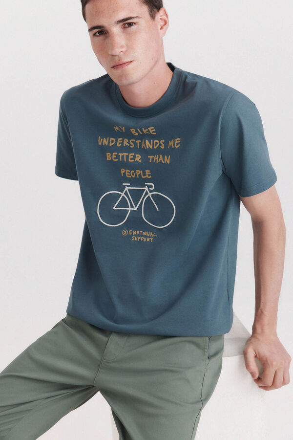 Springfield T-shirt my bike azul