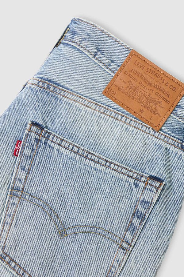 Levi's Bermuda jeans 468 folgada azul