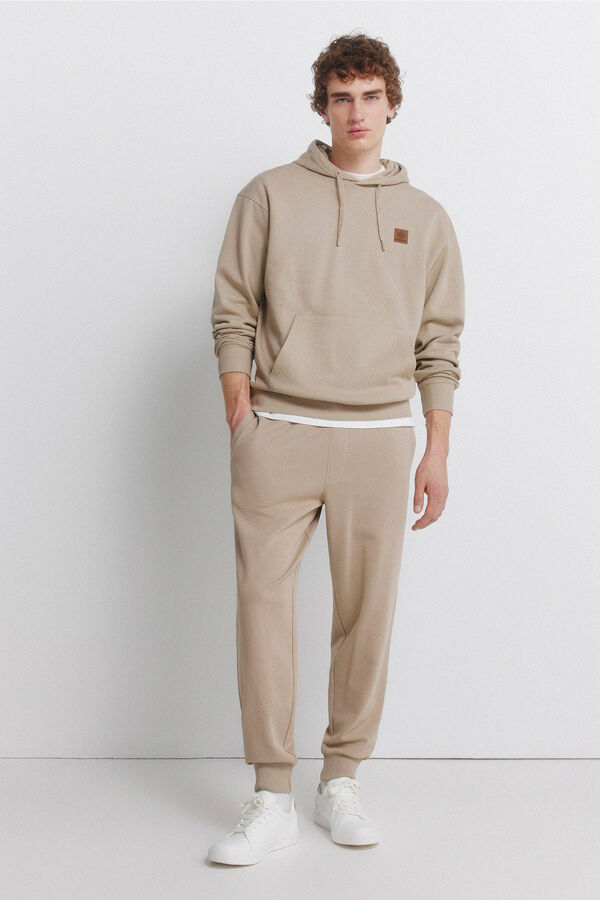 Springfield Sweatshirt com capuz lisa cru