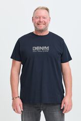Blend PLUS Camiseta de algod&oacute;n manga corta azul