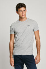 Pepe Jeans T-shirt básica original de manga curta 3n cinzento