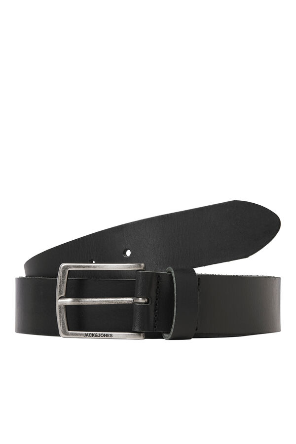 Jack & Jones Cinto de pele preto