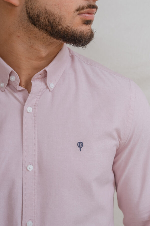 Celopman Camisa oxford rosa