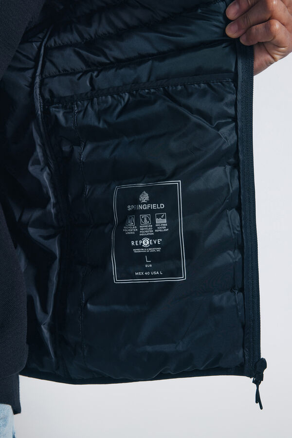 Springfield Colete acolchoado preto