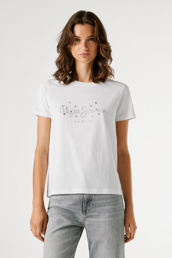 Pepe Jeans Camisola de manga curta branco