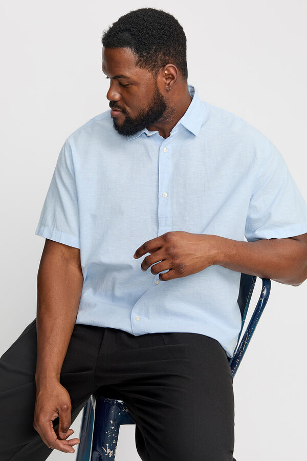Jack & Jones PLUS Camisa slim fit PLUS azul