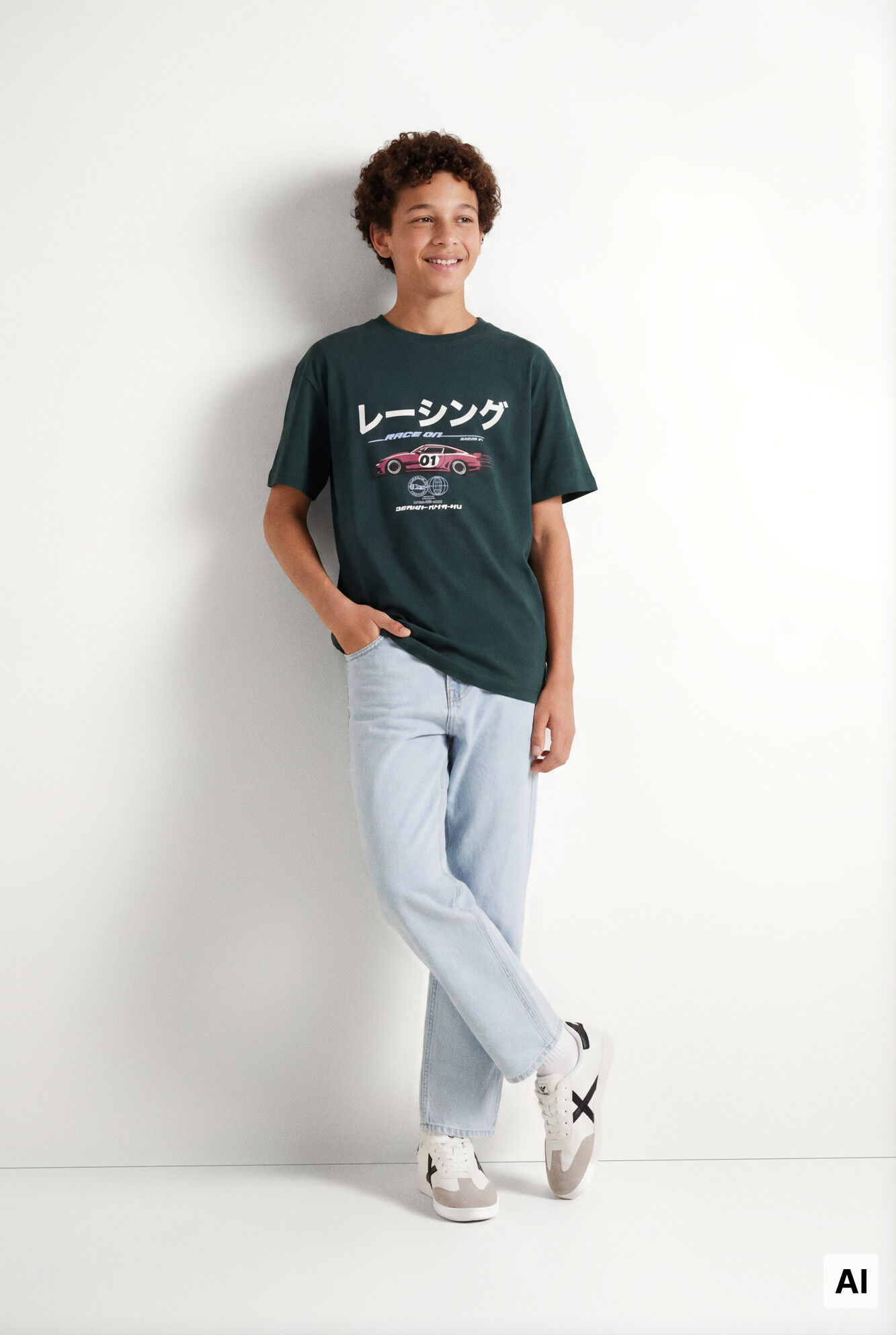 Springfield Kids T-shirt de manga curta carro vermelho crian&ccedil;a