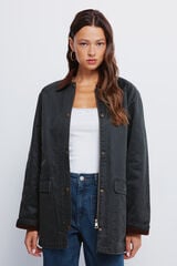 Springfield Parka encerada Caqui escuro