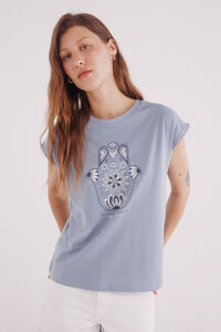 Springfield T-shirt gráfico étnico
