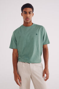 Springfield Camiseta microraya tejida