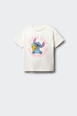 Springfield Kids T-shirt de manga curta "Lilo &Stich" menina bege