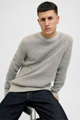 Jack & Jones Camisola b&aacute;sico cinzento