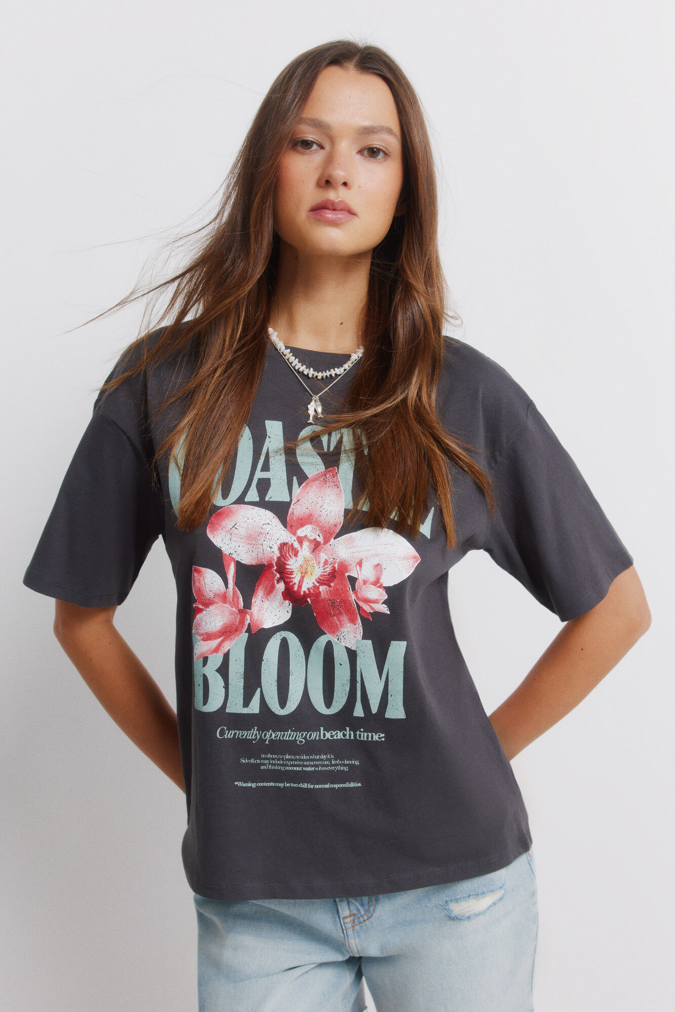 Springfield Camiseta manga corta tropical