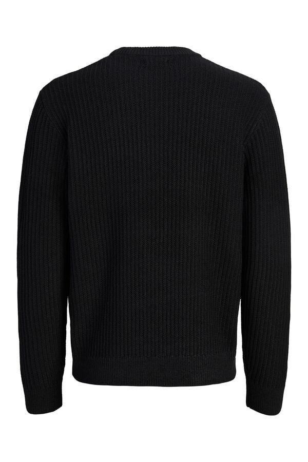 Jack & Jones Camisola relaxed gola redonda preto