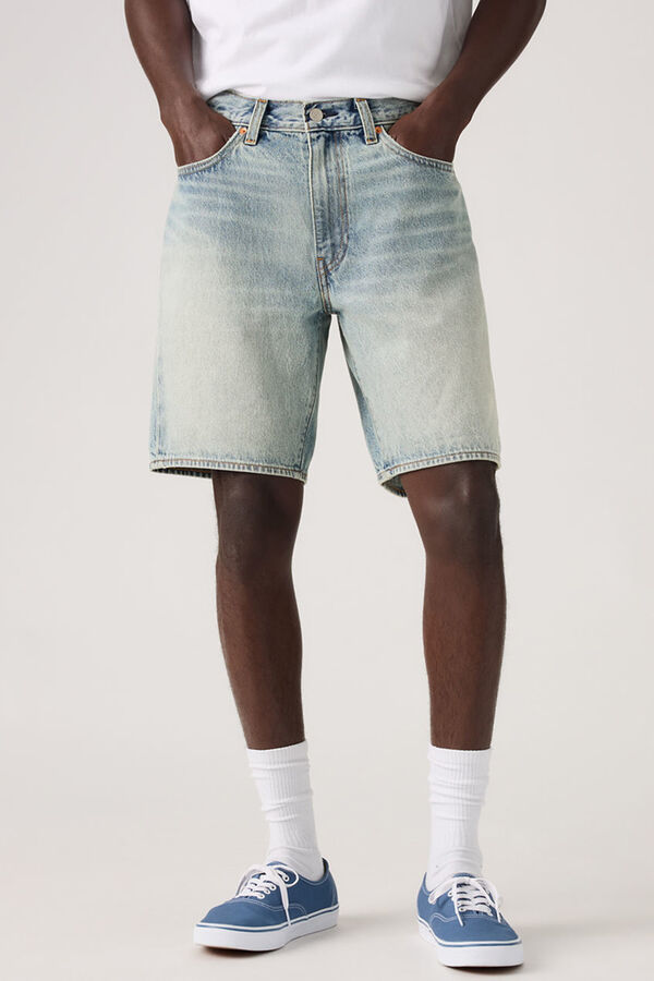Levi's Bermuda jeans 468 folgada azul